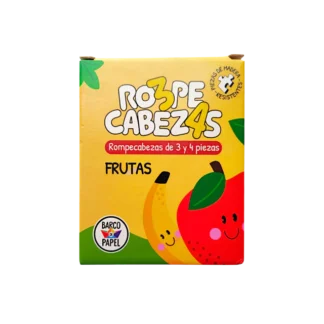 Rompecabezas de Madera Frutas 3 y 4 Piezas